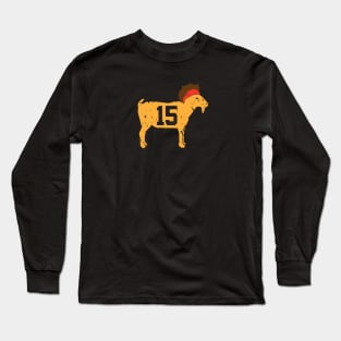 patrick goat mahomes Long Sleeve T-Shirt